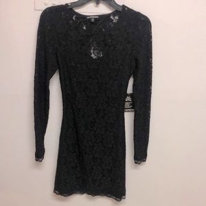 Express Lace Black Dress
